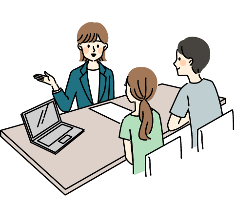 ご入社後の社員のフォローを実施